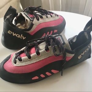 Cute Pink Rock Climbing Shoes